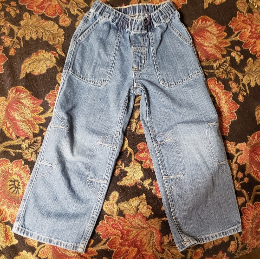 Hanna Andersson Boys Soft Drawstring Jeans (110)